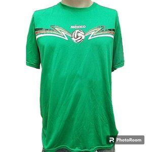 Green MEXICO Soccer Jersey Size L
